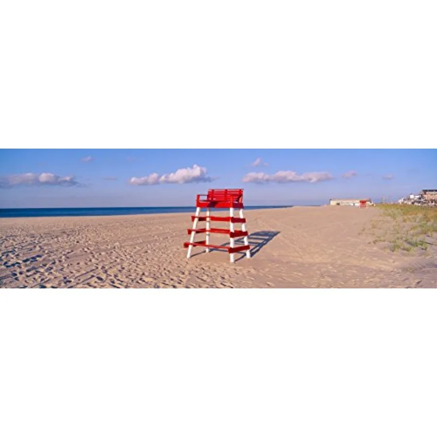 Lifeguard chair at the beach in morning Cape May New Jersey Poster Print 36 x 12
Lifeguard chair at the beach in morning Cape May New Jersey Poster Print 36 x 12