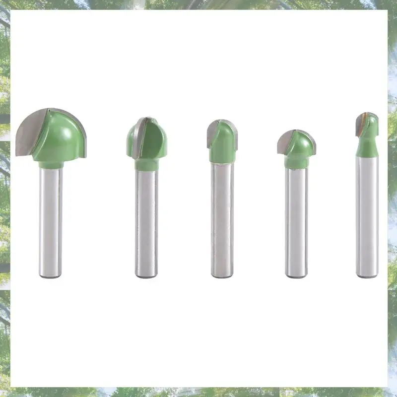 Premium-5Pcs 6Mm Shank Ball Nose Router Bits Set End Mill Round Cove Box Solid Carbide CNC Radius Core Milling Bit
Premium-5Pcs 6Mm Shank Ball Nose Router Bits Set End Mill Round Cove Box Solid Carbide CNC Radius Core Milling Bit