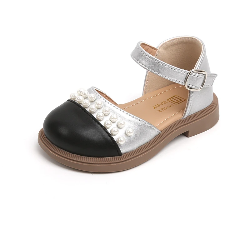 New 2024Autumn Girl Leather Shoes Pearls Beading School Causal Children Flat Elegant Round Toe Fashion Patchwork Kids Mary Janes
New 2024Autumn Girl Leather Shoes Pearls Beading School Causal Children Flat Elegant Round Toe Fashion Patchwork Kids Mary Janes