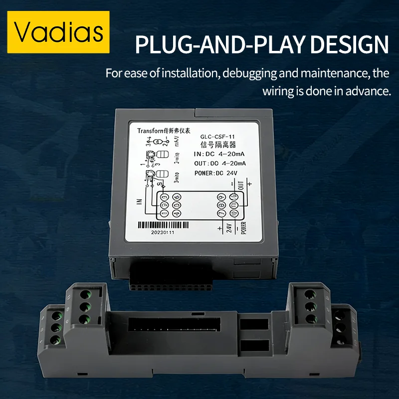 Аналоговый изолятор сигнала 1 вход/1 выход или 1 вход/2 выхода, гальванический преобразователь сигнала с возможностью горячей замены, 0-75 мВ, 4-20 мА, 0-10 В, генератор сигналов постоянного тока
Аналоговый изолятор сигнала 1 вход/1 выход или 1 вход/2 выхода, гальванический преобразователь сигнала с возможностью горячей замены, 0-75 мВ, 4-20 мА, 0-10 В, генератор сигналов постоянного тока