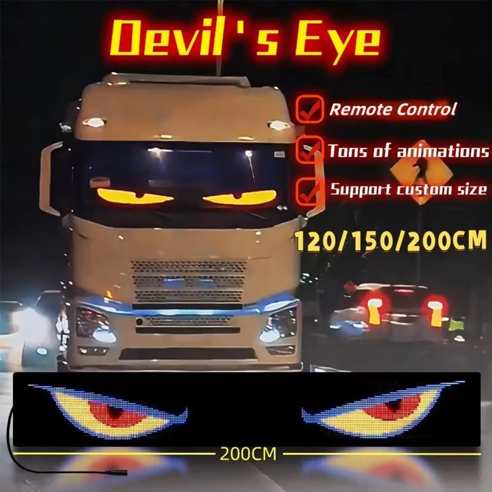 1 комплект, светильник Devil Eye, светодиодный гибкий экран, автомобильное внутреннее освещение, декоративное освещение для окон грузовика, универсальное для грузовиков, автомобилей
1 комплект, светильник Devil Eye, светодиодный гибкий экран, автомобильное внутреннее освещение, декоративное освещение для окон грузовика, универсальное для грузовиков, автомобилей