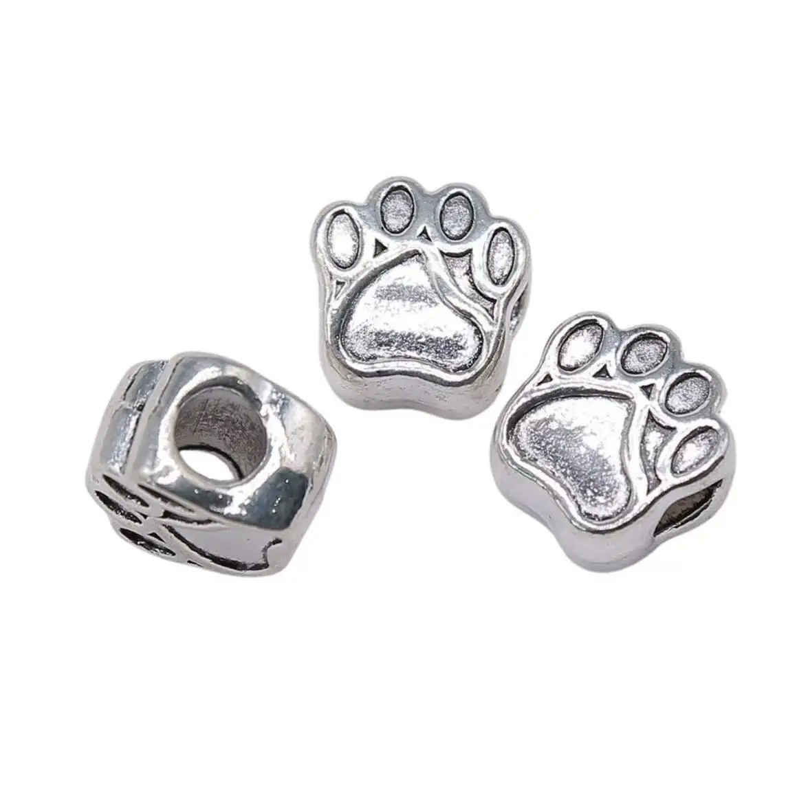 10pcs 11*7mm Lovely Dog Paw design Big Hole Beads For Hangmade Findings Zinc Alloy Metal HW3656
10pcs 11*7mm Lovely Dog Paw design Big Hole Beads For Hangmade Findings Zinc Alloy Metal HW3656