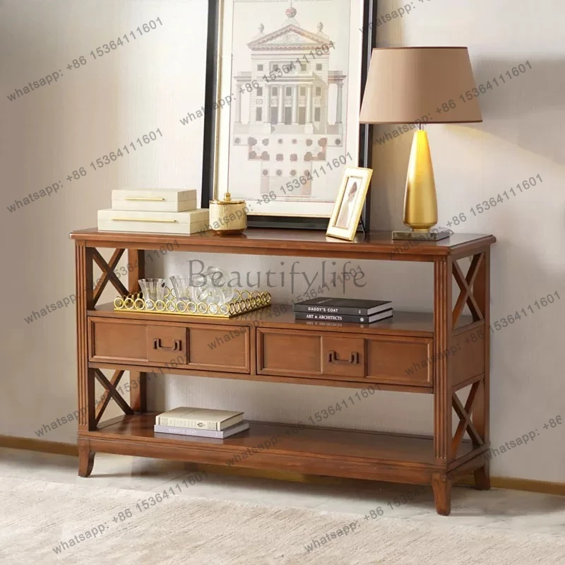American country log vintage simple sideboard
American country log vintage simple sideboard