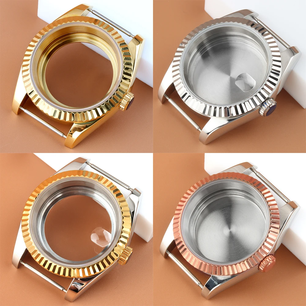 39mm 36mm Fluted Curved Men's Watch Case Sapphire glass For Seiko NH35 NH36 Automatic Movement 28.5mm Dial 316L Stainless Steel
39mm 36mm Fluted Curved Men's Watch Case Sapphire glass For Seiko NH35 NH36 Automatic Movement 28.5mm Dial 316L Stainless Steel