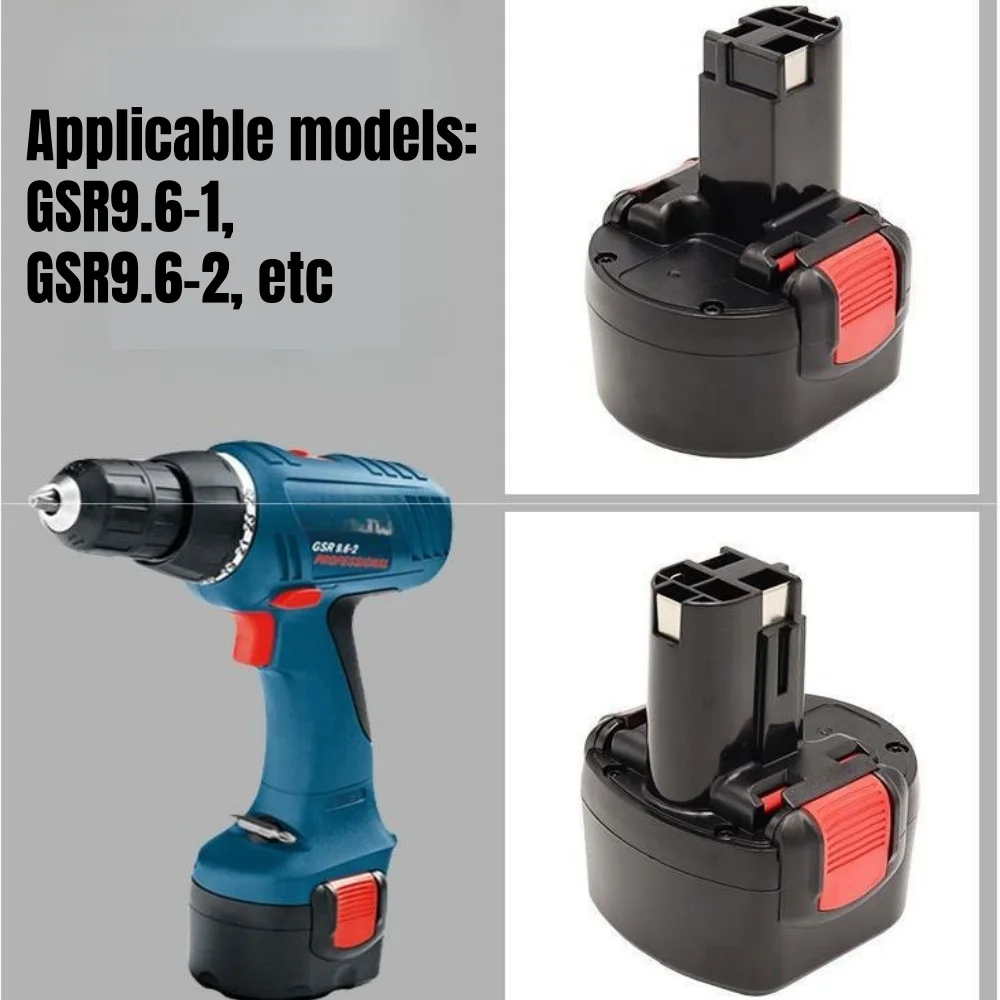 BAT048 9.6V 6800mAh Ni-MH Rechargeable Battery Power Tools Battery for Bosch PSR 960 BH984 BAT048 BAT119
BAT048 9.6V 6800mAh Ni-MH Rechargeable Battery Power Tools Battery for Bosch PSR 960 BH984 BAT048 BAT119