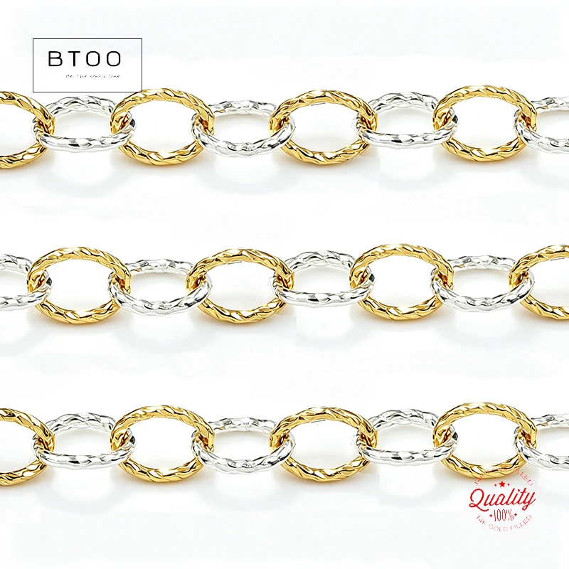 14K Gold Filled 3mm O-Link Patterned Chain Unfinished Jewelry Findings Sold by the Meter for DIY Wholesale Bulk
14K Gold Filled 3mm O-Link Patterned Chain Unfinished Jewelry Findings Sold by the Meter for DIY Wholesale Bulk