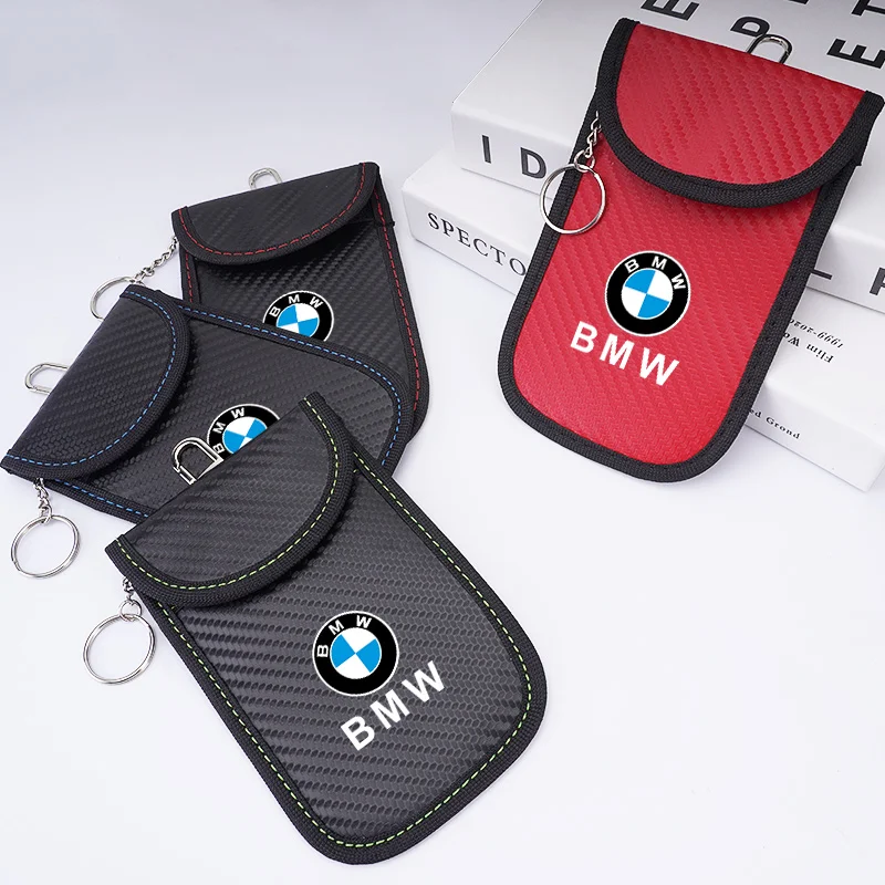 Car Key Case Signal Blocker Bag RFID Shielding Pocket Key Protector Anti-Theft Pouch For BMW E46 X1 X2 X3 X4 F48 G01 E83 F30 M
Car Key Case Signal Blocker Bag RFID Shielding Pocket Key Protector Anti-Theft Pouch For BMW E46 X1 X2 X3 X4 F48 G01 E83 F30 M