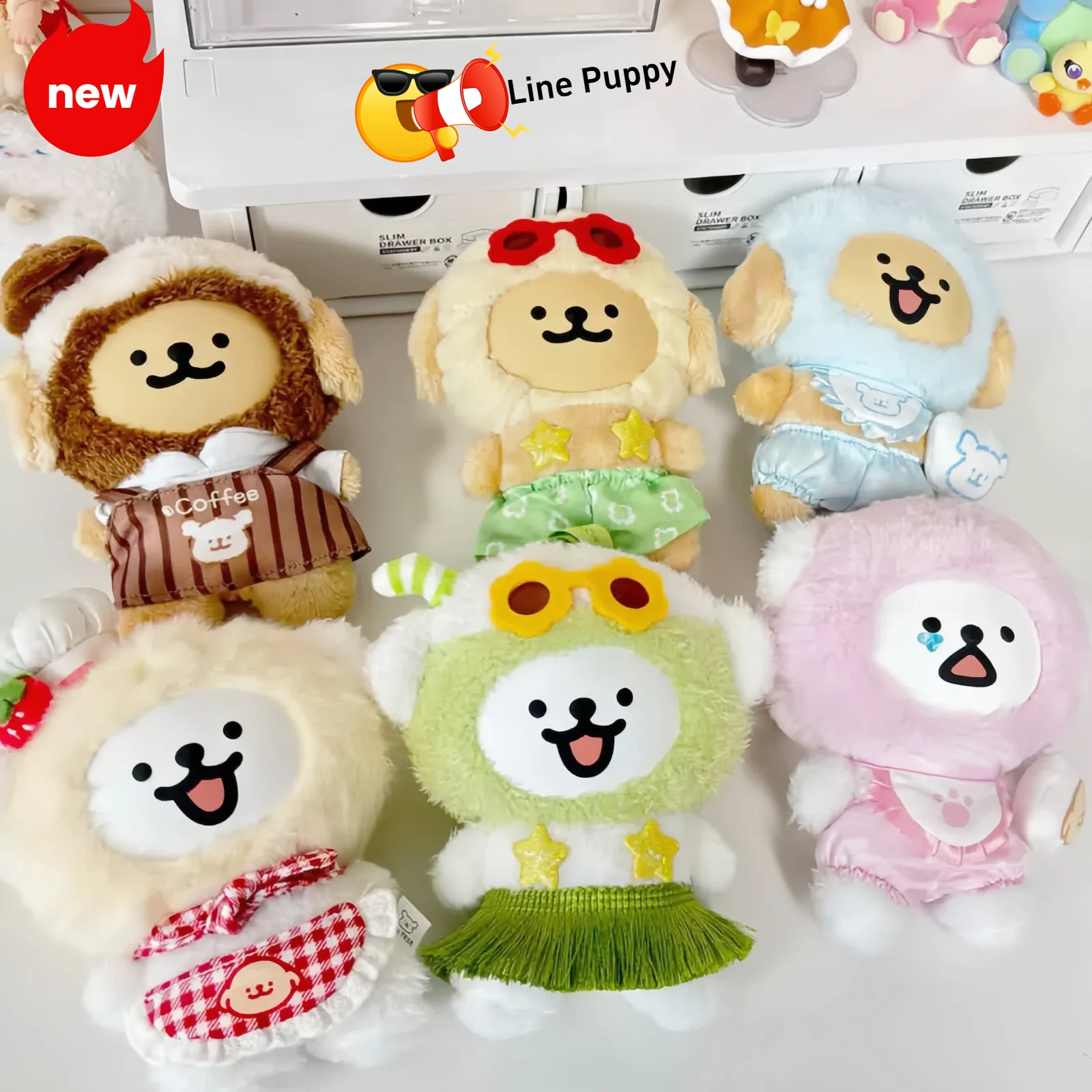 new Line Puppy daily Series Vinyl blind box Action Figures Doll Toy Ornaments birthday girl Gift Cartoon Decorations Pendant
new Line Puppy daily Series Vinyl blind box Action Figures Doll Toy Ornaments birthday girl Gift Cartoon Decorations Pendant