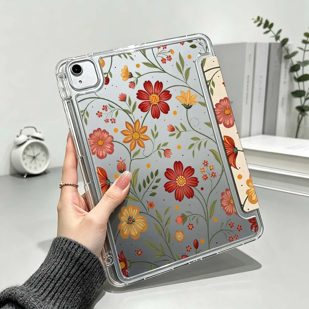 Vintage Floral Design For iPad Pro Air mini 6 5 4 3 2 1 11th 10th 6th 5th M5 M4 A17 Pro A16 Foldable 3Y Tablet Case Soft
Vintage Floral Design For iPad Pro Air mini 6 5 4 3 2 1 11th 10th 6th 5th M5 M4 A17 Pro A16 Foldable 3Y Tablet Case Soft