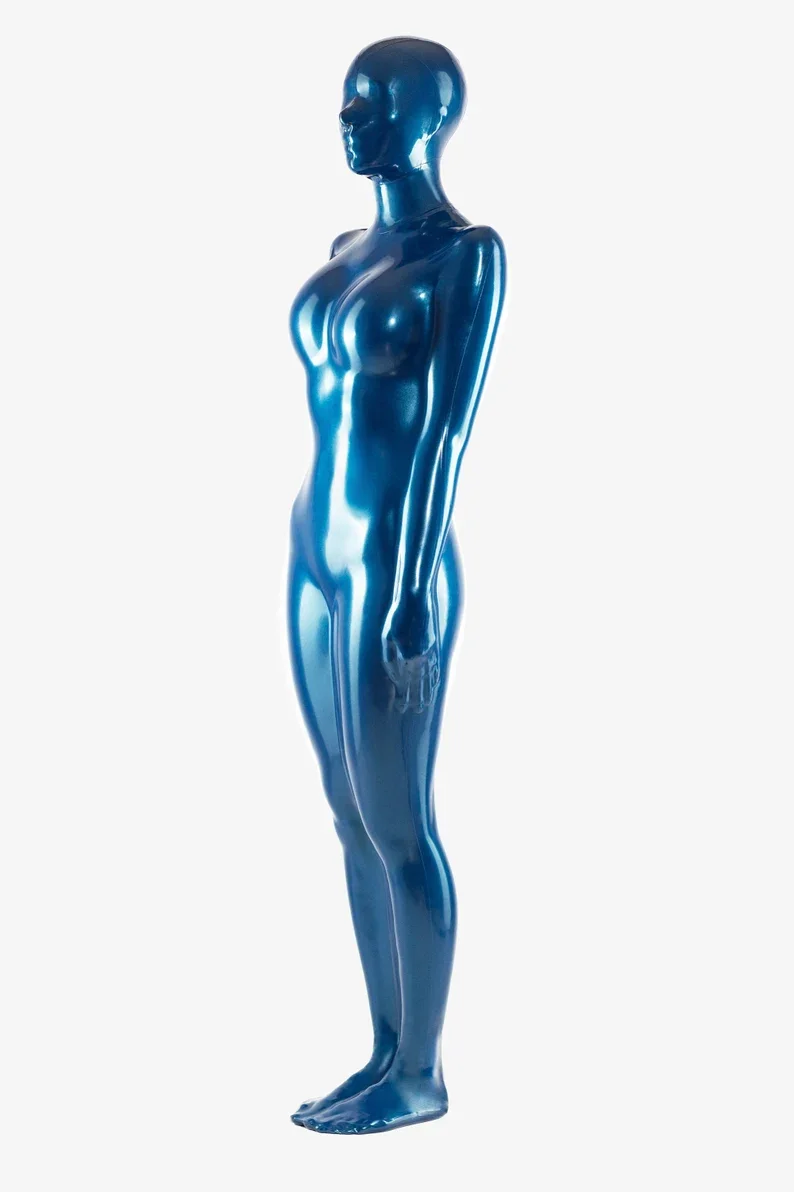 customized latex Sexy Metallic Blue Latex Catsuit design Bodysuit handmade 100% natural rubber clubwear cosplay
customized latex Sexy Metallic Blue Latex Catsuit design Bodysuit handmade 100% natural rubber clubwear cosplay