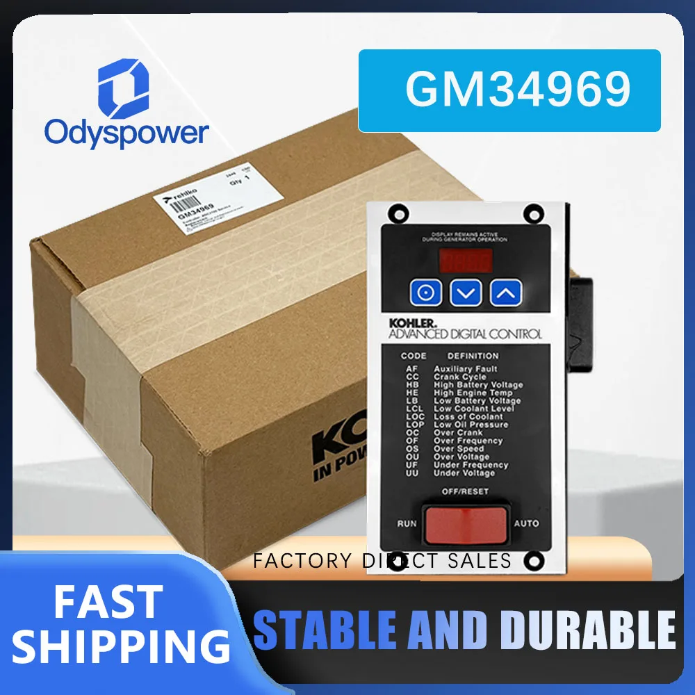 Оригинальный модуль управления датчиком напряжения GM28707 KOHLER Kohler, генераторная установка, цифровой контроллер GM47985, часть генератора
Оригинальный модуль управления датчиком напряжения GM28707 KOHLER Kohler, генераторная установка, цифровой контроллер GM47985, часть генератора