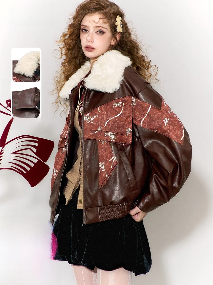 Ретро-платье с большим бантом и меховым воротником, кожаное, женское, зимнее, новогоднее, повседневное, свободного кроя, из полиэстера и полиуретана, эластичное...
Ретро-платье с большим бантом и меховым воротником, кожаное, женское, зимнее, новогоднее, повседневное, свободного кроя, из полиэстера и полиуретана, эластичное...