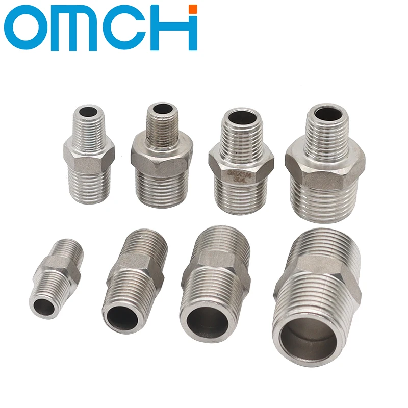 Соединительный фитинг из нержавеющей стали 304 с шестигранной резьбой (штуцер-ниппель) для воды, масла, воздуха (от 1/8 до 1 дюйма)
Соединительный фитинг из нержавеющей стали 304 с шестигранной резьбой (штуцер-ниппель) для воды, масла, воздуха (от 1/8 до 1 дюйма)