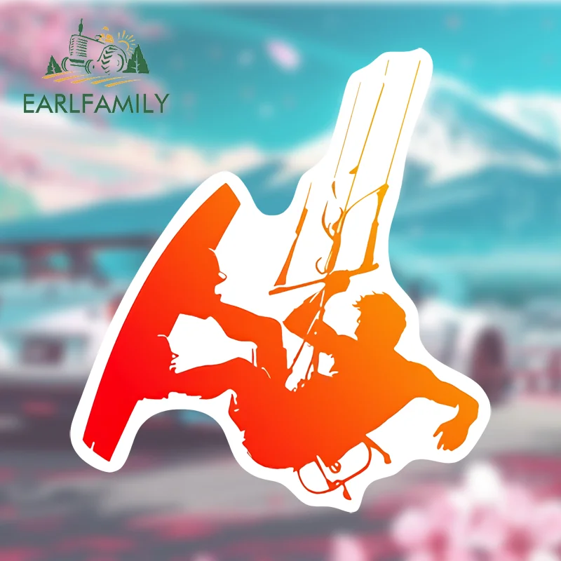 EARLFAMILY Sunscreen Colorful Kitesurfing Car Stickers Creative Funny Extreme Sports Decal Trunk Windows Vinyl JDM Decoration
EARLFAMILY Sunscreen Colorful Kitesurfing Car Stickers Creative Funny Extreme Sports Decal Trunk Windows Vinyl JDM Decoration