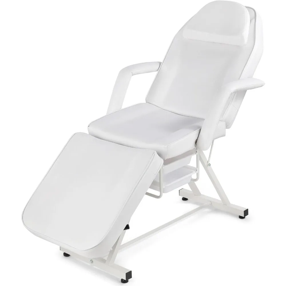 Tattoo Chair for Client with Trays Facial Bed Lash Bed for Eyelash Extensions Massage Bed Massage Table Salon Chair (White)
Tattoo Chair for Client with Trays Facial Bed Lash Bed for Eyelash Extensions Massage Bed Massage Table Salon Chair (White)