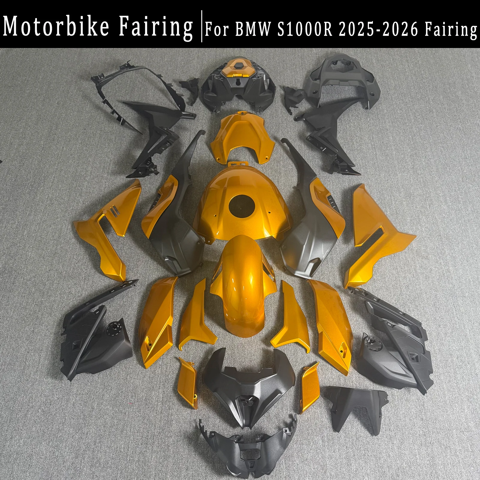 New ABS Motorcycle Full Fairing Kit for BMW S1000R (2025–2026) Complete fairing kit with ABS body plastic parts
New ABS Motorcycle Full Fairing Kit for BMW S1000R (2025–2026) Complete fairing kit with ABS body plastic parts
