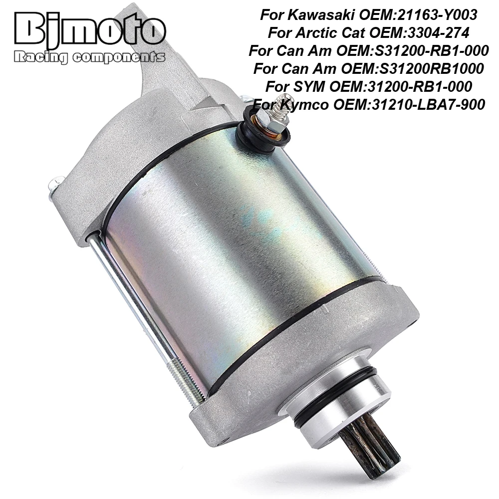 For Arctic Cat ATV 250 DVX Starter Motor For For Can Am DS250 DS250 For Kymco KXR250 Maxxer 300 Mongoose 250 MXU 300 T3B
For Arctic Cat ATV 250 DVX Starter Motor For For Can Am DS250 DS250 For Kymco KXR250 Maxxer 300 Mongoose 250 MXU 300 T3B