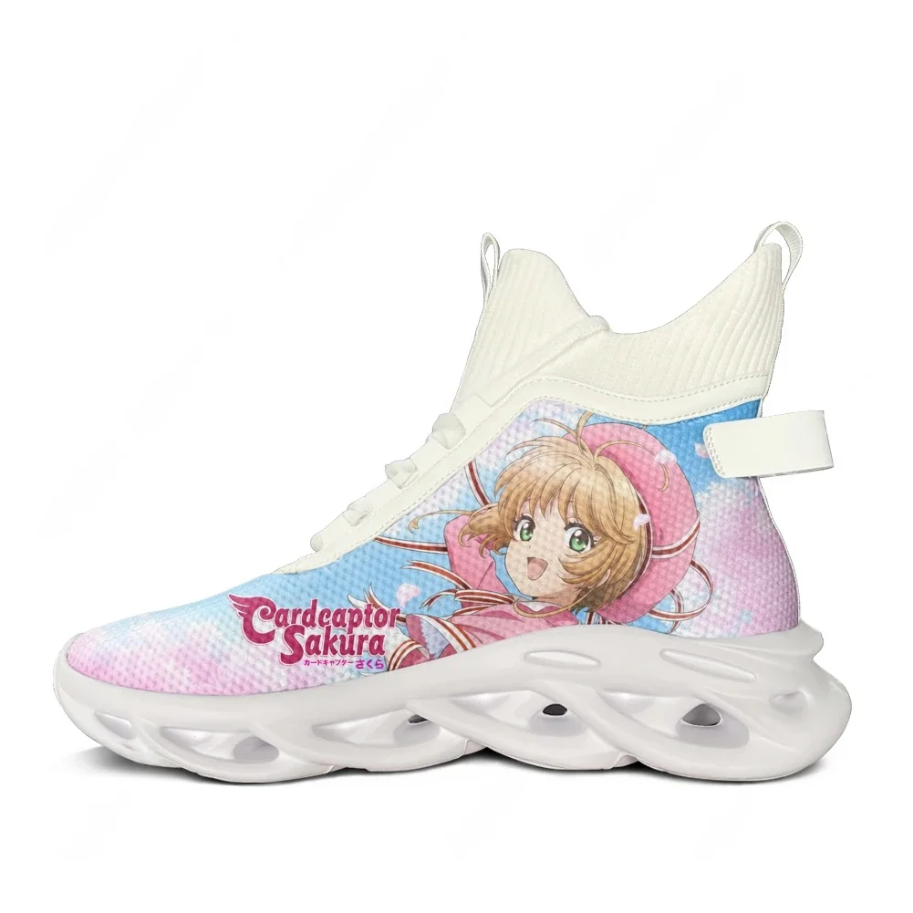 Кроссовки Cardcaptor Sakura High Top Flats для мужчин и женщин, спортивная обувь для бега, кроссовки на шнуровке, сетчатая обувь, индивидуальный дизайн
Кроссовки Cardcaptor Sakura High Top Flats для мужчин и женщин, спортивная обувь для бега, кроссовки на шнуровке, сетчатая обувь, индивидуальный дизайн