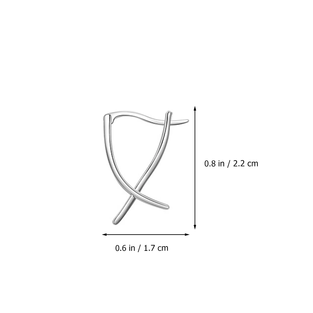 Line Cross Earrings Fashion Women Party Gift Crossing Jewelry S925 Sterling Silver Daily Wearing
Line Cross Earrings Fashion Women Party Gift Crossing Jewelry S925 Sterling Silver Daily Wearing