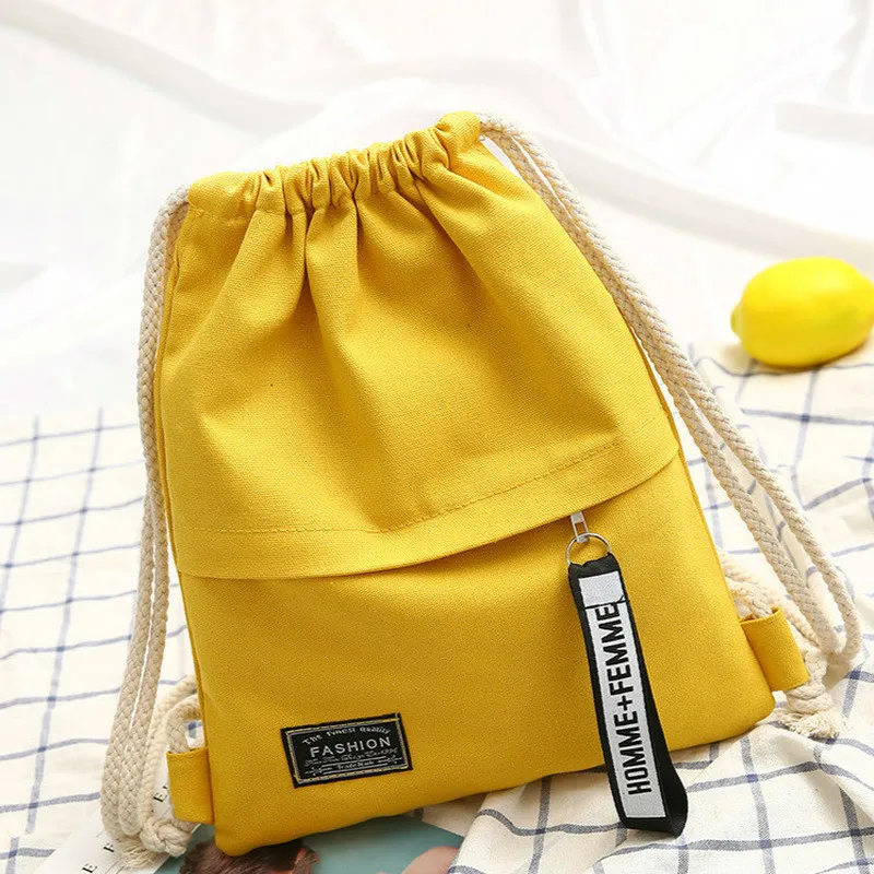 1 Pc Canvas School Bag Double Shoulder Drawstring Backpack Drawstring Pocket Portable Casual Backpack Women Men Travel Backpack
1 Pc Canvas School Bag Double Shoulder Drawstring Backpack Drawstring Pocket Portable Casual Backpack Women Men Travel Backpack