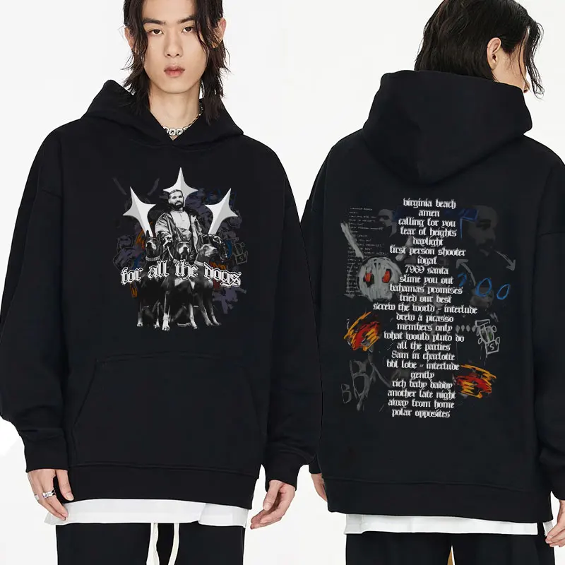 Rapper Drake for All The Dogs Album Music Hoodie Men Women's Clothes Oversized Streetwear Fleece Pullover Fashion Sweatshirt
Rapper Drake for All The Dogs Album Music Hoodie Men Women's Clothes Oversized Streetwear Fleece Pullover Fashion Sweatshirt