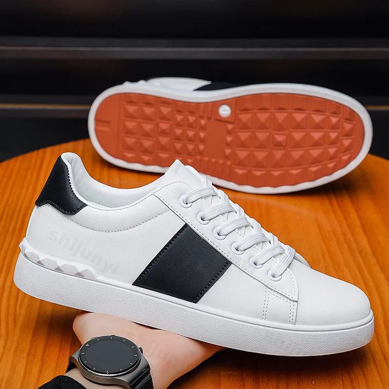 Spring Men Leather Casual Shoes 2026 Platform Vulcanized Shoes New Fashion Wear Resistant Sports Shoes Men Round Toe Sneakers
Spring Men Leather Casual Shoes 2026 Platform Vulcanized Shoes New Fashion Wear Resistant Sports Shoes Men Round Toe Sneakers