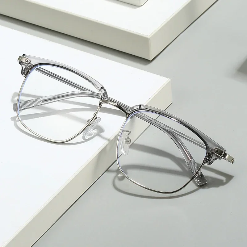 KUXA Men Trendy Premium Anti Blue Ray Prescription Glasses Men Progressive Customized Eyeglasses Myopia Hyperopia Lens Eyeware
KUXA Men Trendy Premium Anti Blue Ray Prescription Glasses Men Progressive Customized Eyeglasses Myopia Hyperopia Lens Eyeware