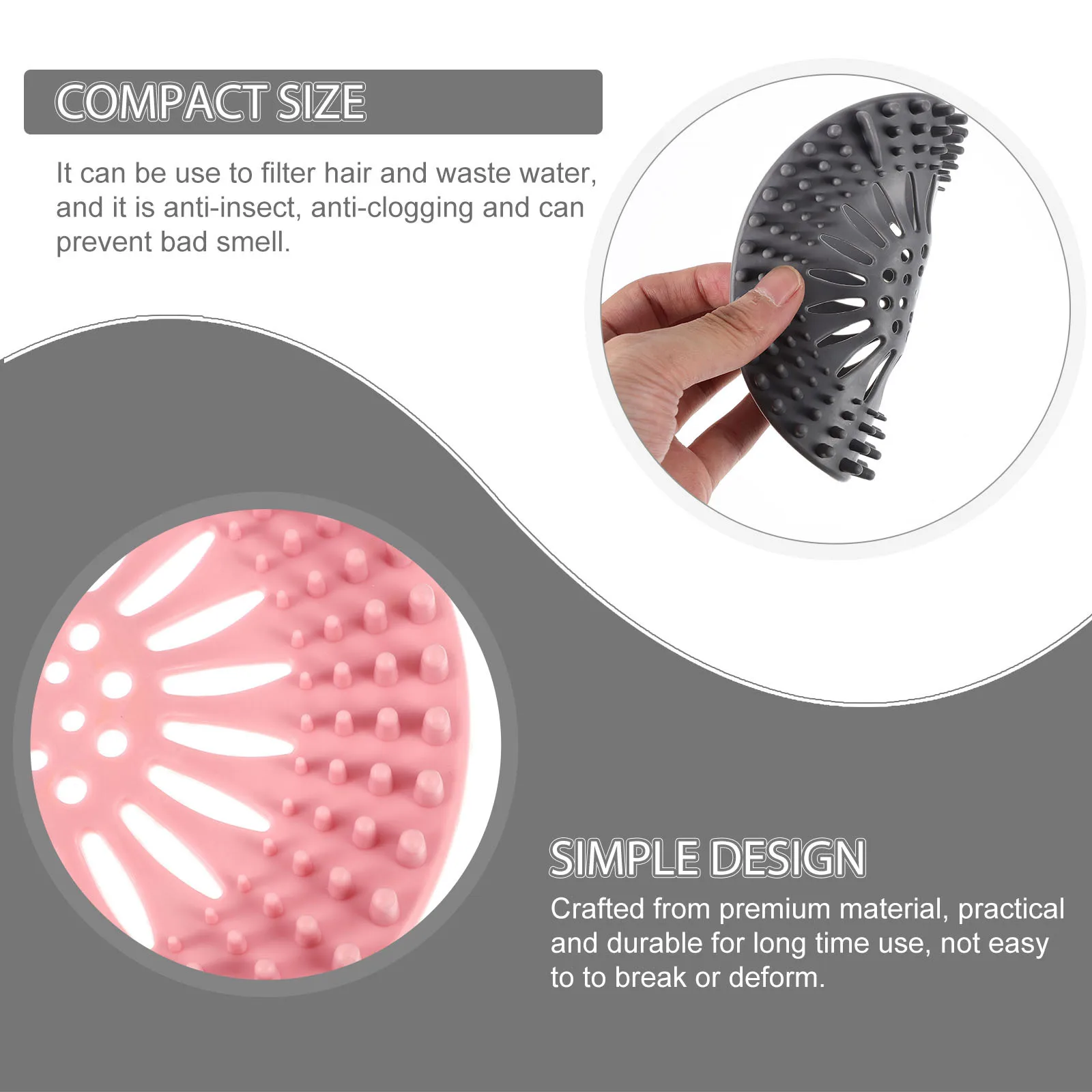 10pcs Floor Drain Cover Anti-Blocking Hair Filter Debris Strainer For Bathroom Kitchen Sewer Odor Prevention Durable Mesh Screen
10pcs Floor Drain Cover Anti-Blocking Hair Filter Debris Strainer For Bathroom Kitchen Sewer Odor Prevention Durable Mesh Screen