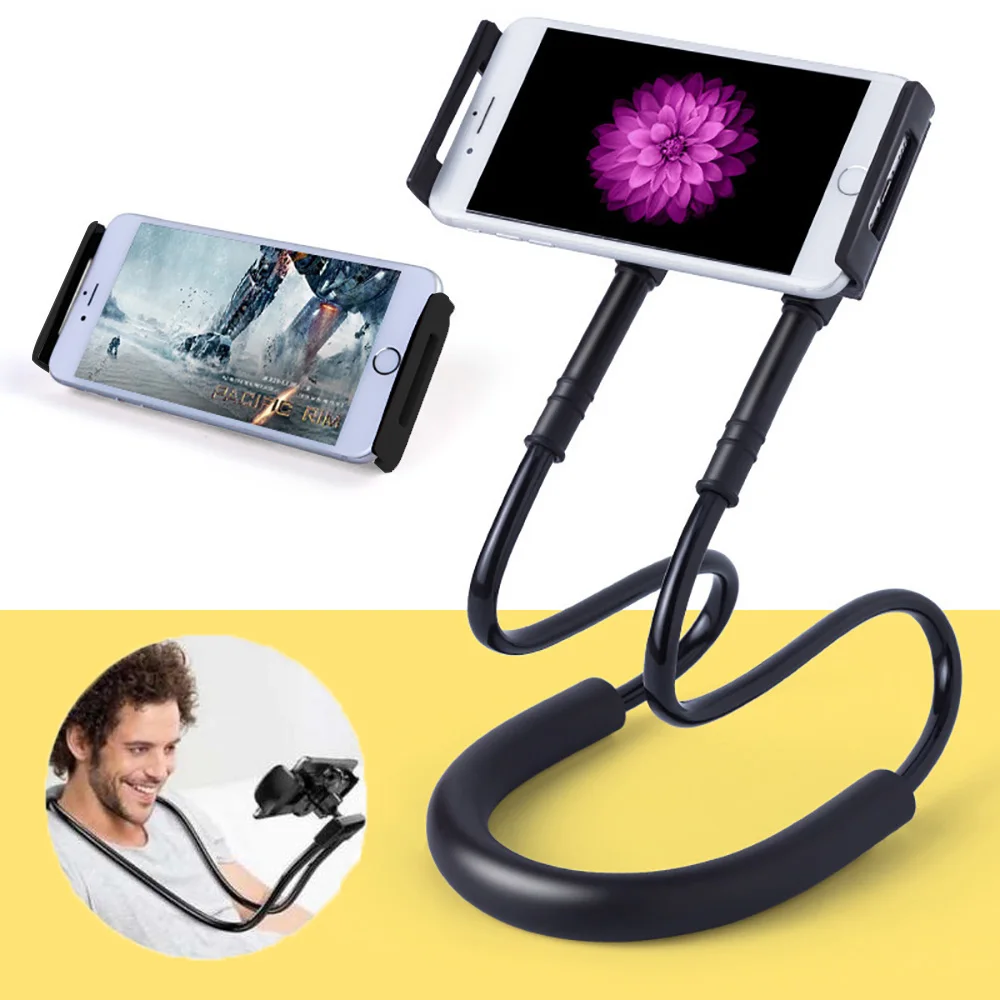 Flexible lazy hanging neck mobile phone holder For iPhone Huawei Xiaomi Samsung rotatable mobile phone holder
Flexible lazy hanging neck mobile phone holder For iPhone Huawei Xiaomi Samsung rotatable mobile phone holder