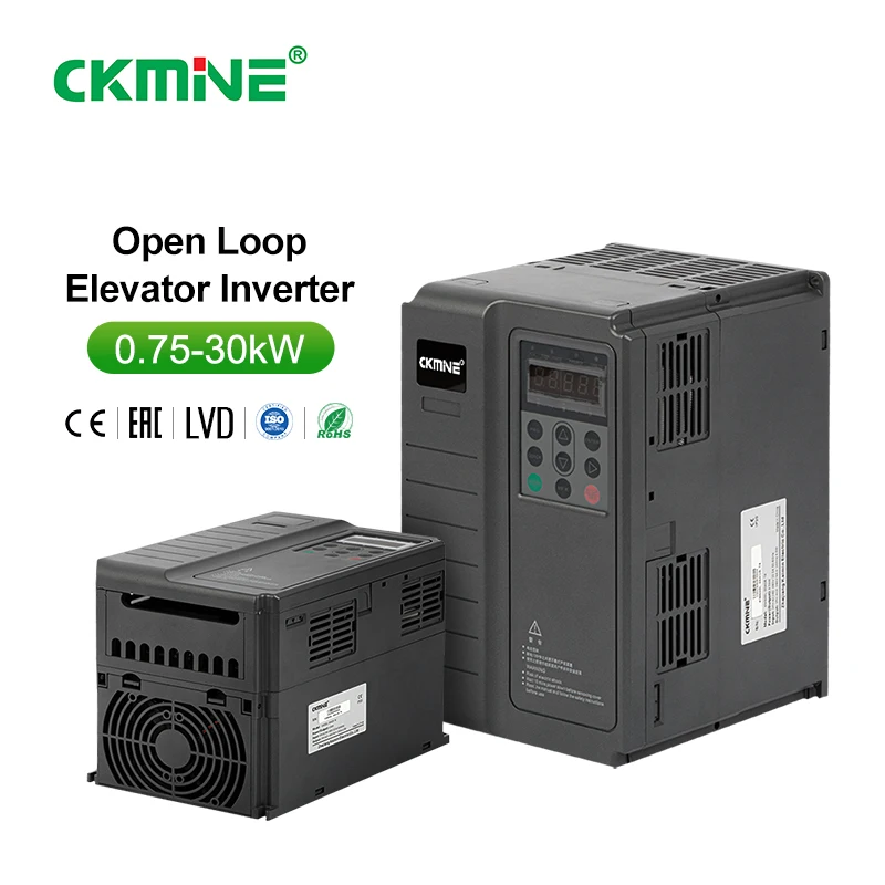CKMINE Customized 15KW Elevator Frequency Inverter Passenger Cargo Lift VFD VSD 3 Three Phase 380v Motor Drive Controller
CKMINE Customized 15KW Elevator Frequency Inverter Passenger Cargo Lift VFD VSD 3 Three Phase 380v Motor Drive Controller