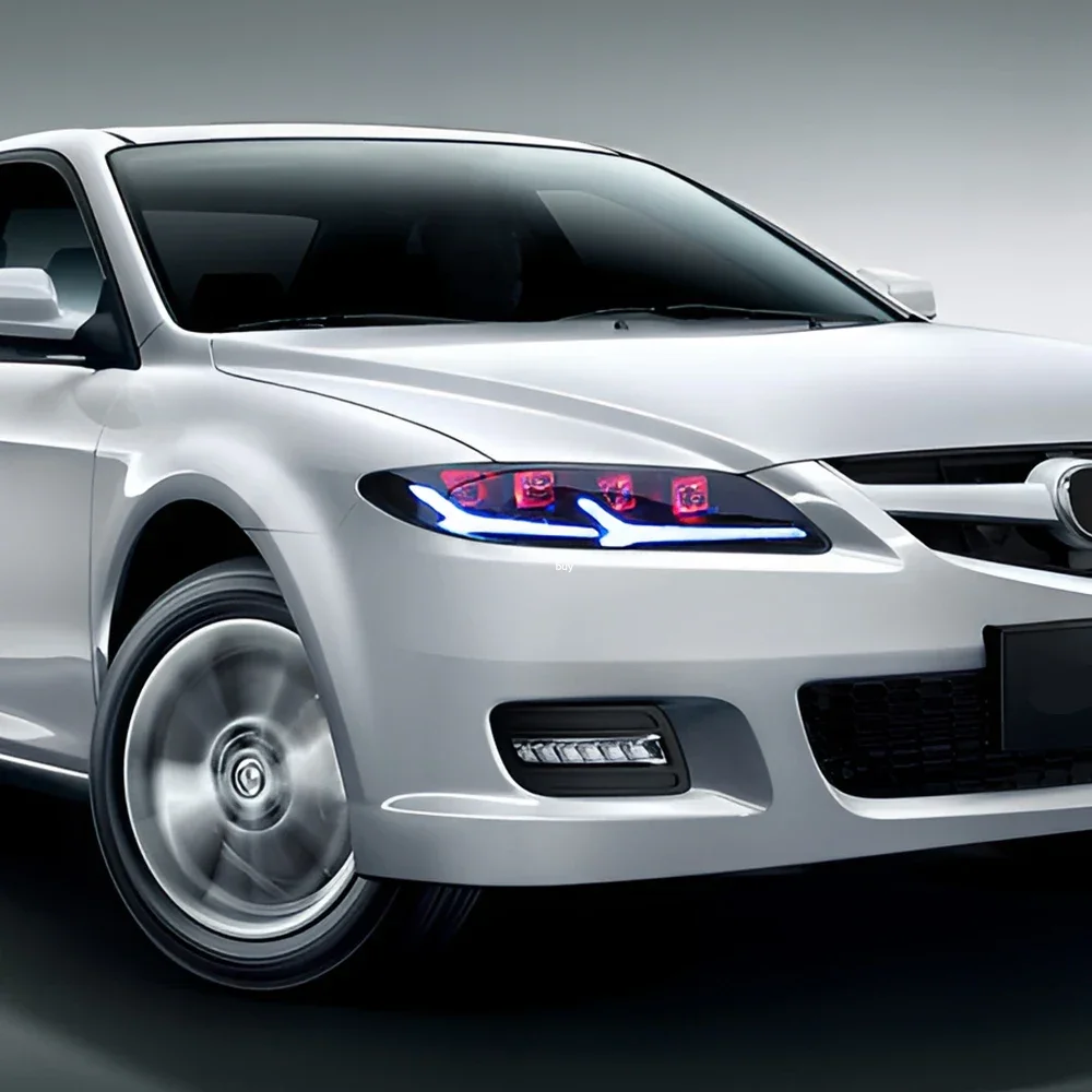 Auto Headlights Assembly For Mazda 6 2003-2015 LED Car Front Lamps Upgrade Demon Eyes Style Dynamic 4 Projector Lens Accessories
Auto Headlights Assembly For Mazda 6 2003-2015 LED Car Front Lamps Upgrade Demon Eyes Style Dynamic 4 Projector Lens Accessories