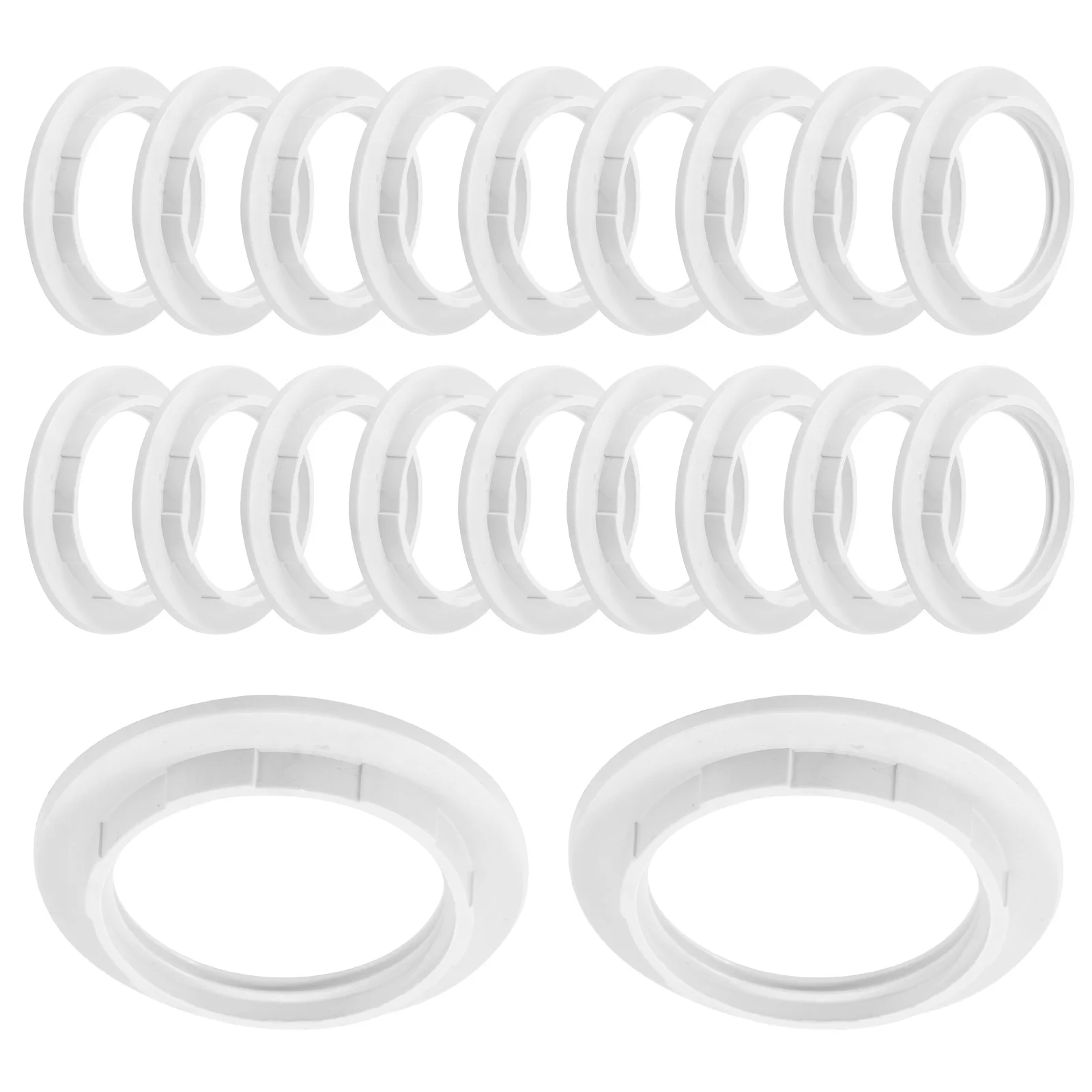20Pcs Lamp Shade Ring Durable Plastic Collar Replacement Parts for E27 Light Socket Fixture Table Floor Lamps Lamp Shade Ring
20Pcs Lamp Shade Ring Durable Plastic Collar Replacement Parts for E27 Light Socket Fixture Table Floor Lamps Lamp Shade Ring