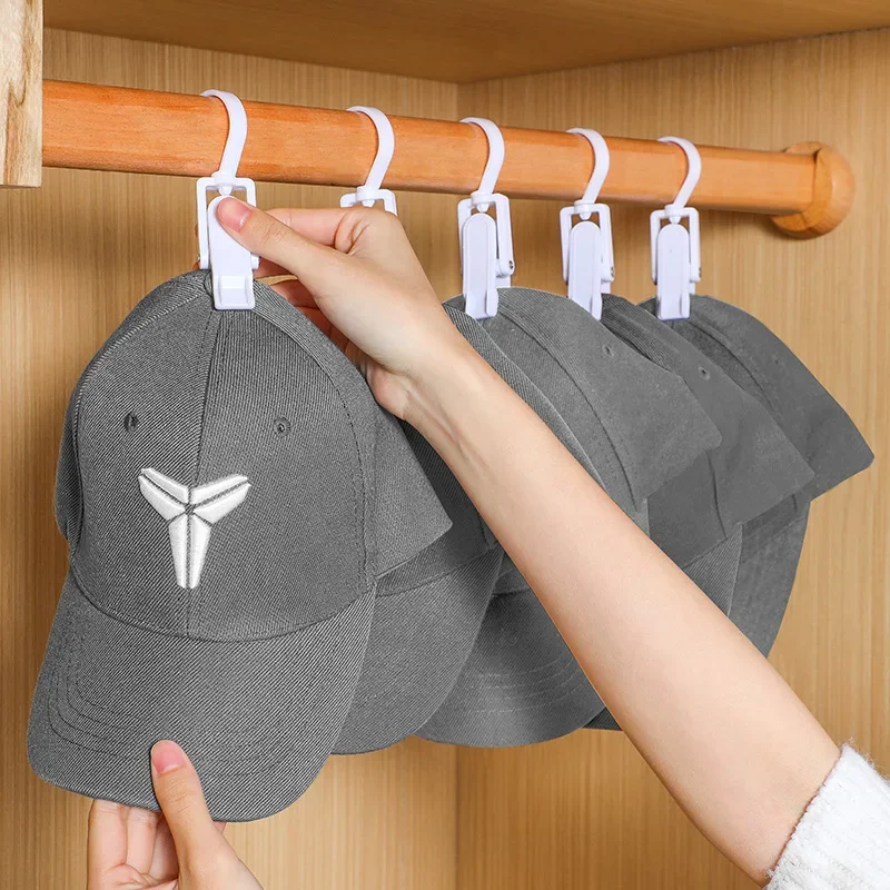 Hat Rack Multifunctional Rotatable Plastic Hook curtain Clip Ball Cap Hanger Socks Clip Fabric Scarf Rack Hat Storage Holder
Hat Rack Multifunctional Rotatable Plastic Hook curtain Clip Ball Cap Hanger Socks Clip Fabric Scarf Rack Hat Storage Holder