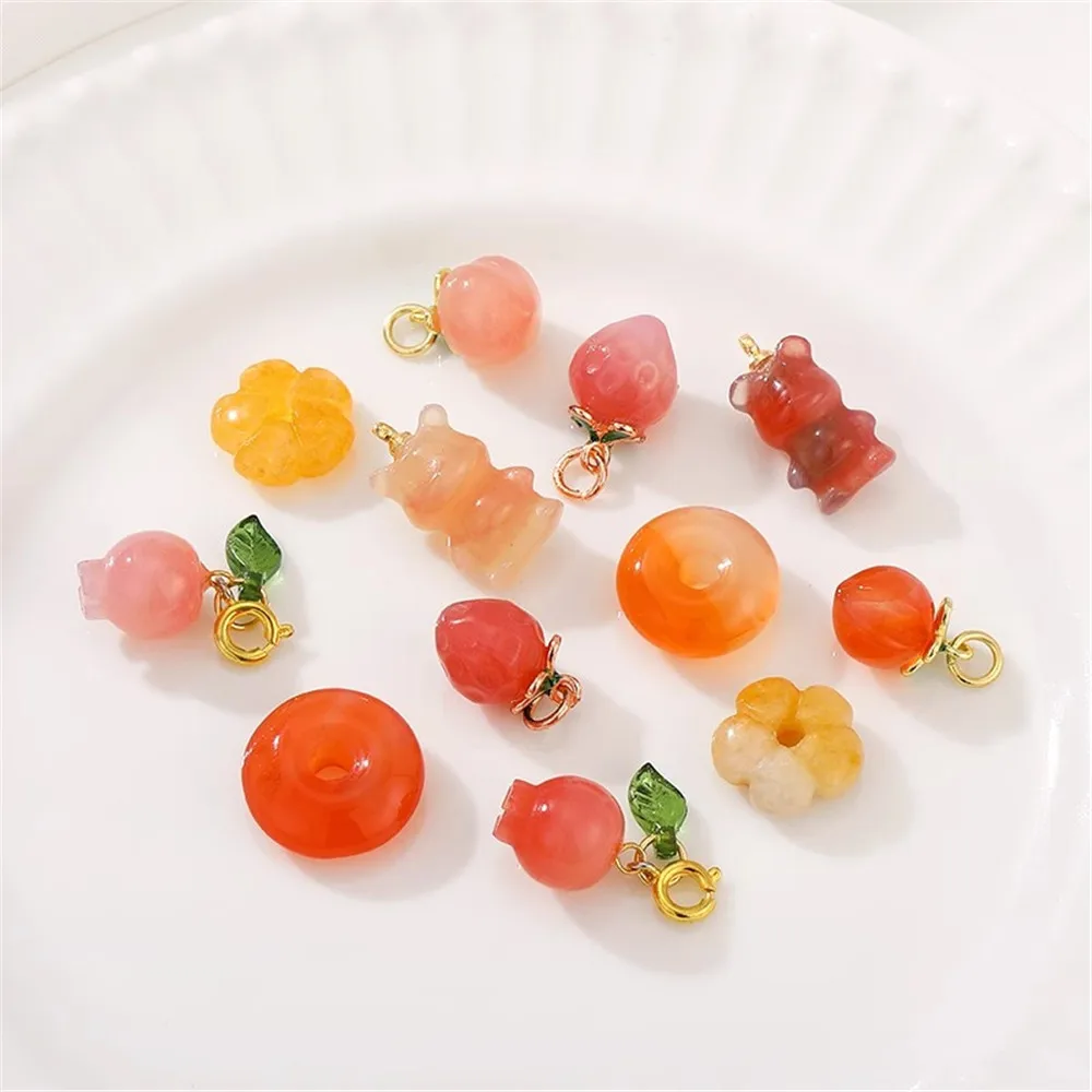 Natural South Red Salt Source Agate Peach Water Red Pomegranate Pendant Pendant DIY Bracelet Necklace Ear Jewelry Accessories
Natural South Red Salt Source Agate Peach Water Red Pomegranate Pendant Pendant DIY Bracelet Necklace Ear Jewelry Accessories