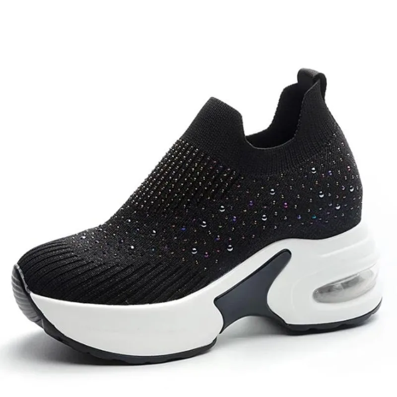 Носки женские вязаные из эластичной сетчатой ткани, на платформе 8 см
Носки женские вязаные из эластичной сетчатой ткани, на платформе 8 см