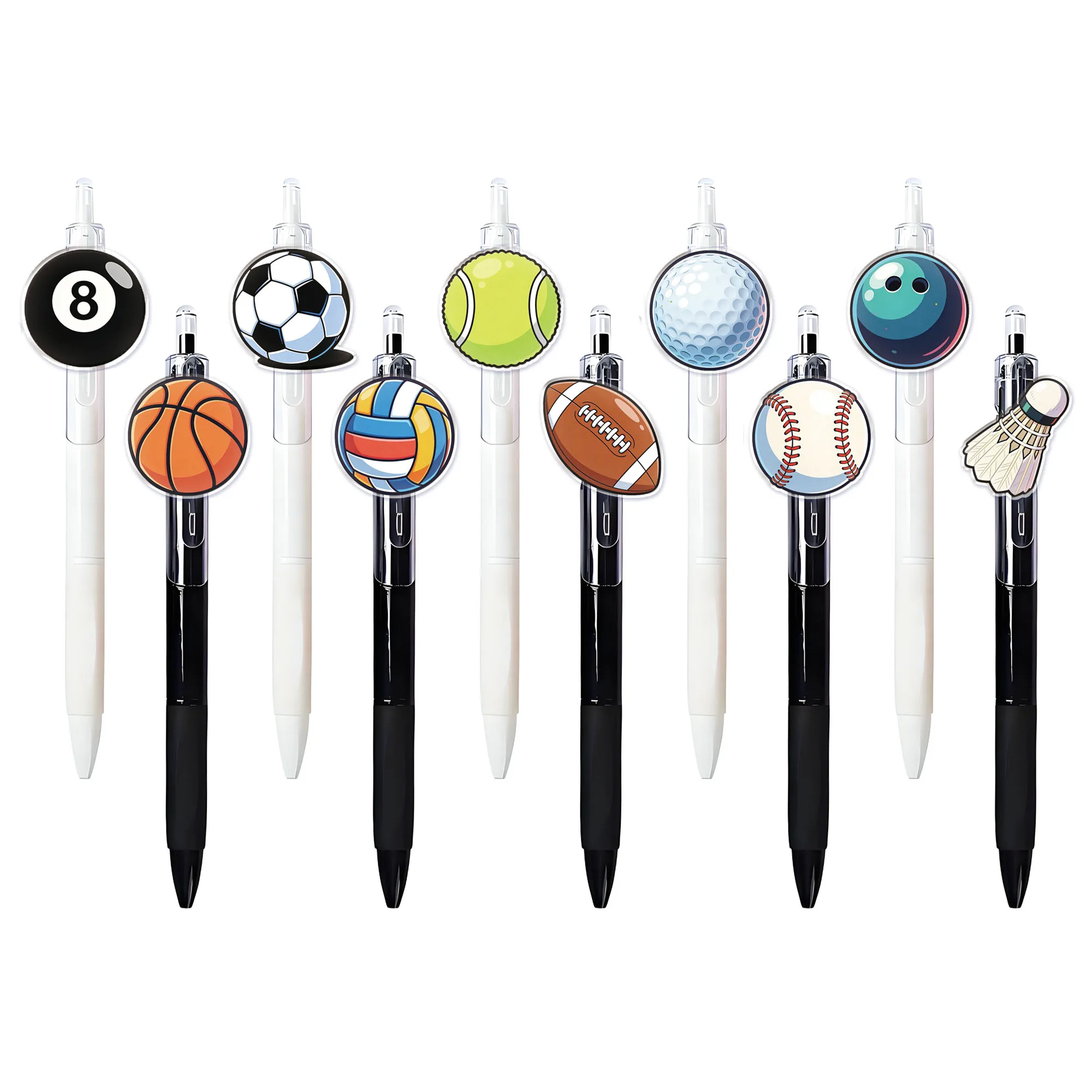 Набор из 10/20 шариковых ручек с футбольной тематикой для любителей спорта, ручка для подписи
Набор из 10/20 шариковых ручек с футбольной тематикой для любителей спорта, ручка для подписи