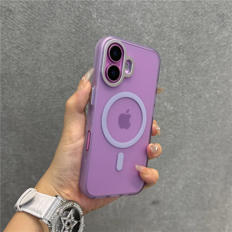 Luxury Magnetic Wireless Charge Matte Shockproof Magsafe Case For iPhone 16 15 14 15Pro Max Metal Lens Protection Hard Cover
Luxury Magnetic Wireless Charge Matte Shockproof Magsafe Case For iPhone 16 15 14 15Pro Max Metal Lens Protection Hard Cover