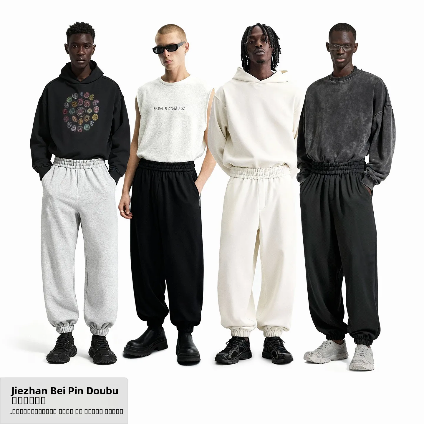 Мужские джоггеры на флисовой подкладке, свободного кроя, со средней посадкой, из полиэстера, повседневные брюки, зимняя новинка, модная спортивная одежда
Мужские джоггеры на флисовой подкладке, свободного кроя, со средней посадкой, из полиэстера, повседневные брюки, зимняя новинка, модная спортивная одежда