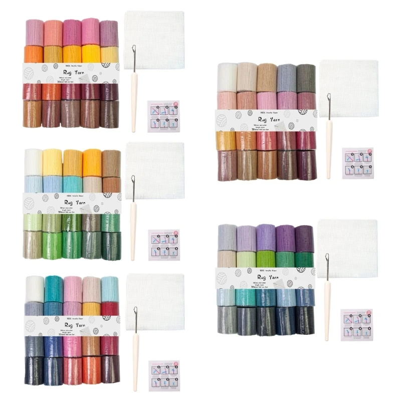 X22D 20 Color Acrylic Yarn Thread Latching Hook Crochet Needle For Carpet Making
X22D 20 Color Acrylic Yarn Thread Latching Hook Crochet Needle For Carpet Making