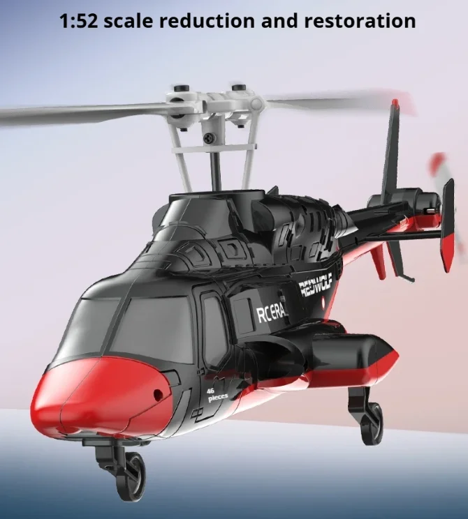 A61 RC Helicopter 2.4G 6-Aixs Gyroscope 4CH Altitude Hold Optical Flow Brushless Remote Control Helicopter Toys For Kid Adult
A61 RC Helicopter 2.4G 6-Aixs Gyroscope 4CH Altitude Hold Optical Flow Brushless Remote Control Helicopter Toys For Kid Adult