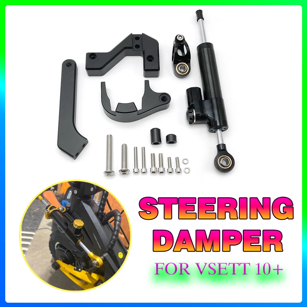 For VSETT 10+ Electric Scooter Spare Parts Increase High Speed Stability Safety Directional Steering Carbon Fiber Damper
For VSETT 10+ Electric Scooter Spare Parts Increase High Speed Stability Safety Directional Steering Carbon Fiber Damper