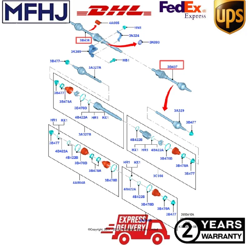 2X передний левый и правый вал оси в сборе для Ford Focus CEW 2014-2019 FWD F1F13B436PB F1FZ3B436A F1F13B437PB F1FZ3B437A 
2X передний левый и правый вал оси в сборе для Ford Focus CEW 2014-2019 FWD F1F13B436PB F1FZ3B436A F1F13B437PB F1FZ3B437A