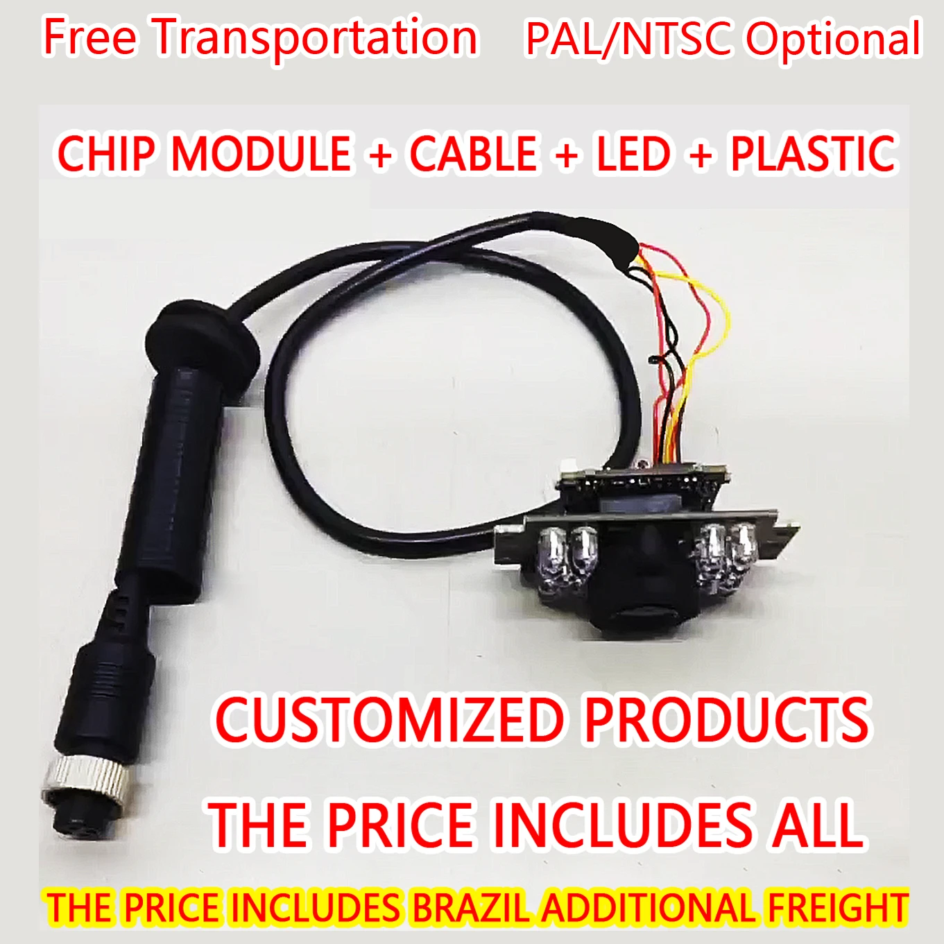 CHIP MODULE 4140+673 Chip Scheme + Custom made CABLE + LED + PLASTIC+Free transportation
CHIP MODULE 4140+673 Chip Scheme + Custom made CABLE + LED + PLASTIC+Free transportation