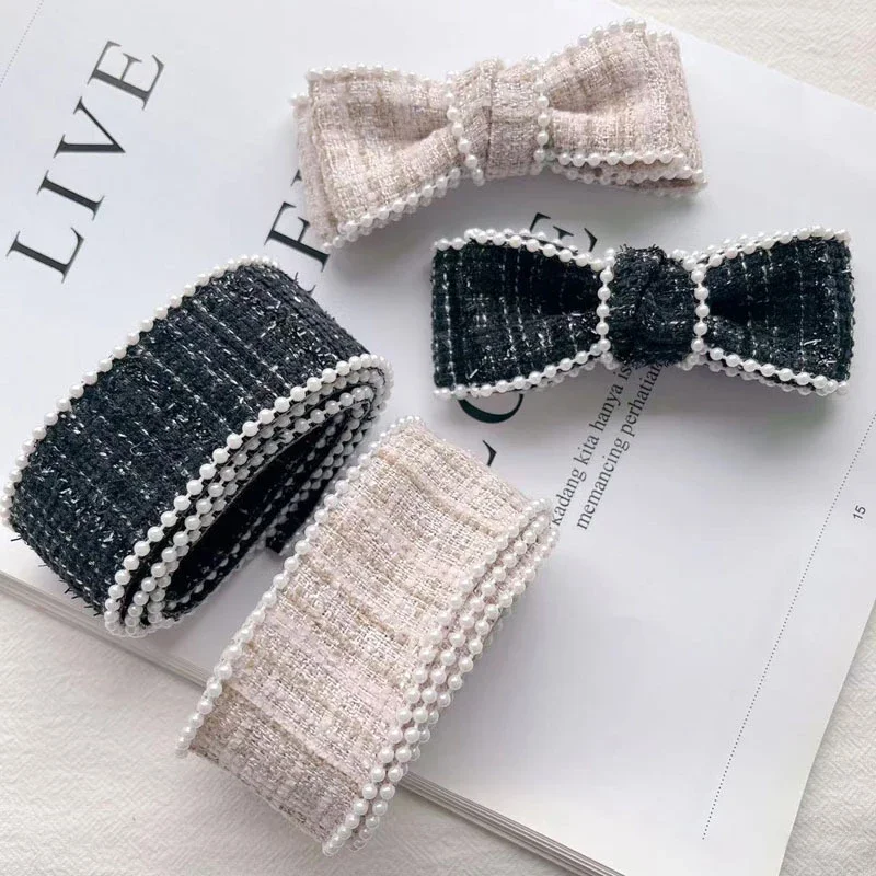 2Yards Retro Elegant Pearl Edge Ribbon Lace Fabric for DIY Hair Bow Sewing Supplies Gifts Packaging Decor Tirm Crafts Materials
2Yards Retro Elegant Pearl Edge Ribbon Lace Fabric for DIY Hair Bow Sewing Supplies Gifts Packaging Decor Tirm Crafts Materials