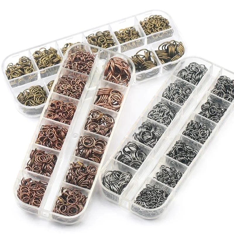 1050Pcs 0.7mm plated color Open Jump Rings Mixed 4mm 5mm 6mm 7mm 8mm 10mm iron Split Rings For DIY Jewelry Making 6 colors
1050Pcs 0.7mm plated color Open Jump Rings Mixed 4mm 5mm 6mm 7mm 8mm 10mm iron Split Rings For DIY Jewelry Making 6 colors
