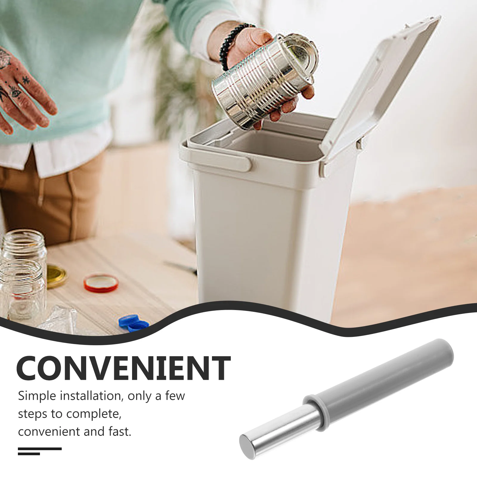 Trash Closing Damper Replacement Adapter For Bins Garbage Containers Household Merchandises Metal Construction Easy
Trash Closing Damper Replacement Adapter For Bins Garbage Containers Household Merchandises Metal Construction Easy