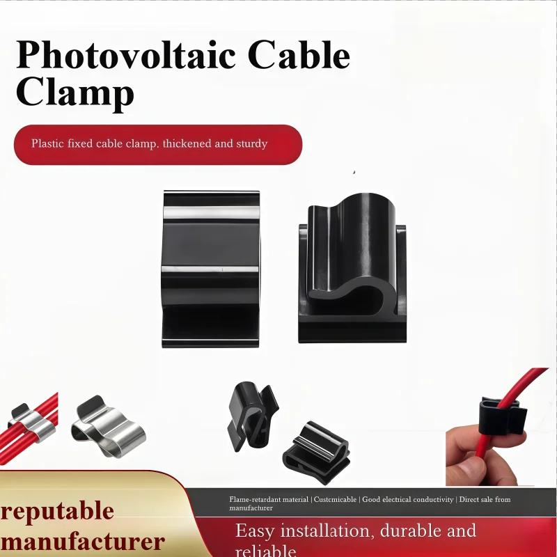 100/50/20-piece solar panel cable clips, made of PC material and stainless steel, suitable for photovoltaic solar fishing boat t
100/50/20-piece solar panel cable clips, made of PC material and stainless steel, suitable for photovoltaic solar fishing boat t