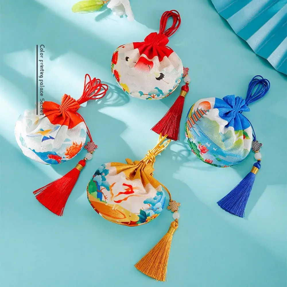 with Tassel Dragon Boat Festival Sachet Printing Flower Zongzi Sachet Handmade Chinese Style Chinese Style Storage Bag Gifts
with Tassel Dragon Boat Festival Sachet Printing Flower Zongzi Sachet Handmade Chinese Style Chinese Style Storage Bag Gifts