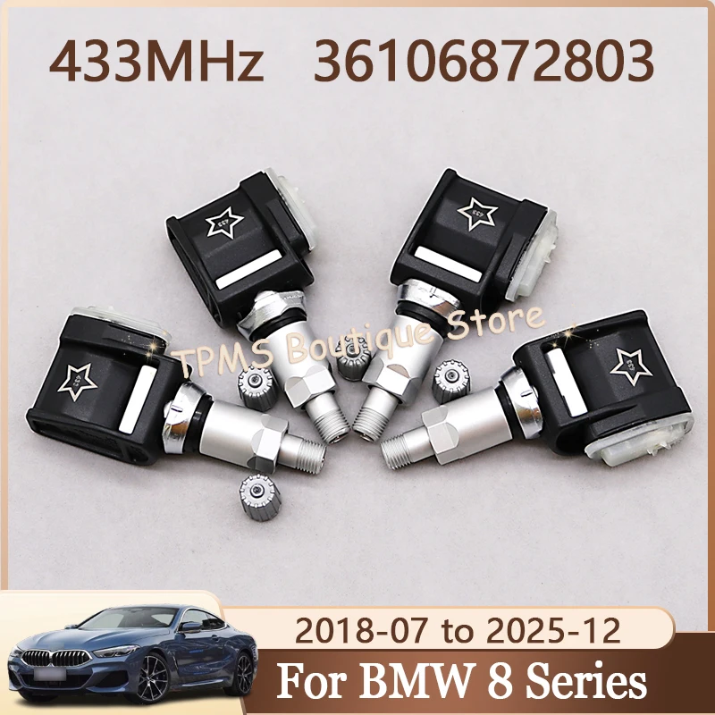 4 шт. 433 МГц 36106872803 Система контроля давления в шинах Датчик TPMS для BMW 8 серии 7 серии 5 серии M2 M3 M5 X3 X4 Alpina B3 
4 шт. 433 МГц 36106872803 Система контроля давления в шинах Датчик TPMS для BMW 8 серии 7 серии 5 серии M2 M3 M5 X3 X4 Alpina B3