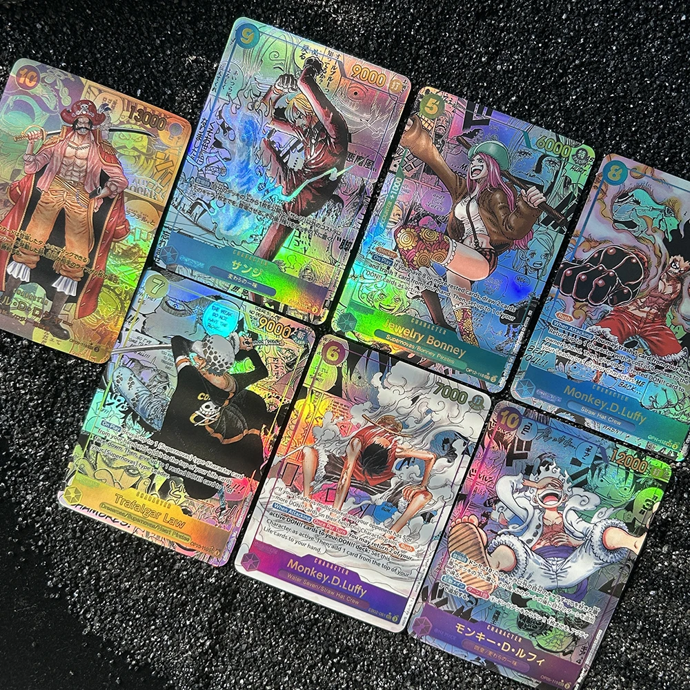 1/7PCS Colorful Flash OPCG En Roronoa Zoro Monkey D. Luffy Op05-119 Diy Self Made Flash Card Classic Game Anime Card Gifts
1/7PCS Colorful Flash OPCG En Roronoa Zoro Monkey D. Luffy Op05-119 Diy Self Made Flash Card Classic Game Anime Card Gifts